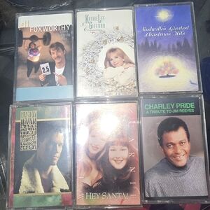 Collection of Vintage Cassette Tapes